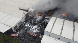 Bilecik'teki fabrika yangını kontrol altında